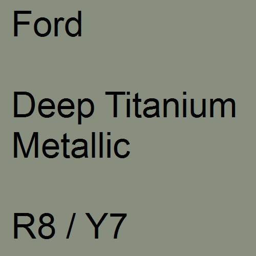 Ford, Deep Titanium Metallic, R8 / Y7.